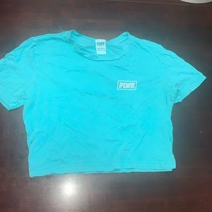 PINK cropped tee